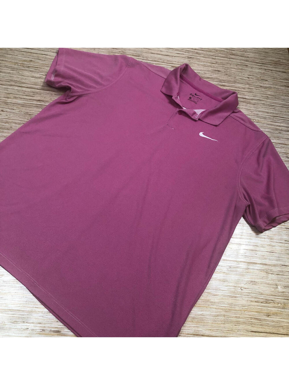 2270 Nike Mens Dri-FIT Victory Textured Golf Polo AQ8601 PINK sz XL